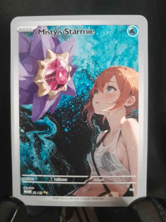 Misty's Starmie | Moon Waifus | Custom Waifu Card