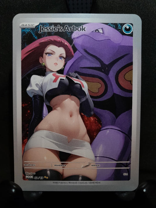 Jessie's Arbok | Moon Waifus | Custom Waifu Card