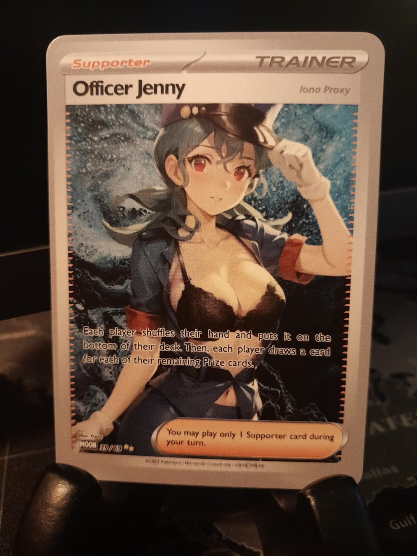 Iono Pokemon TCG Proxy (Set of 4) Custom Pokémon Alt Art Cards