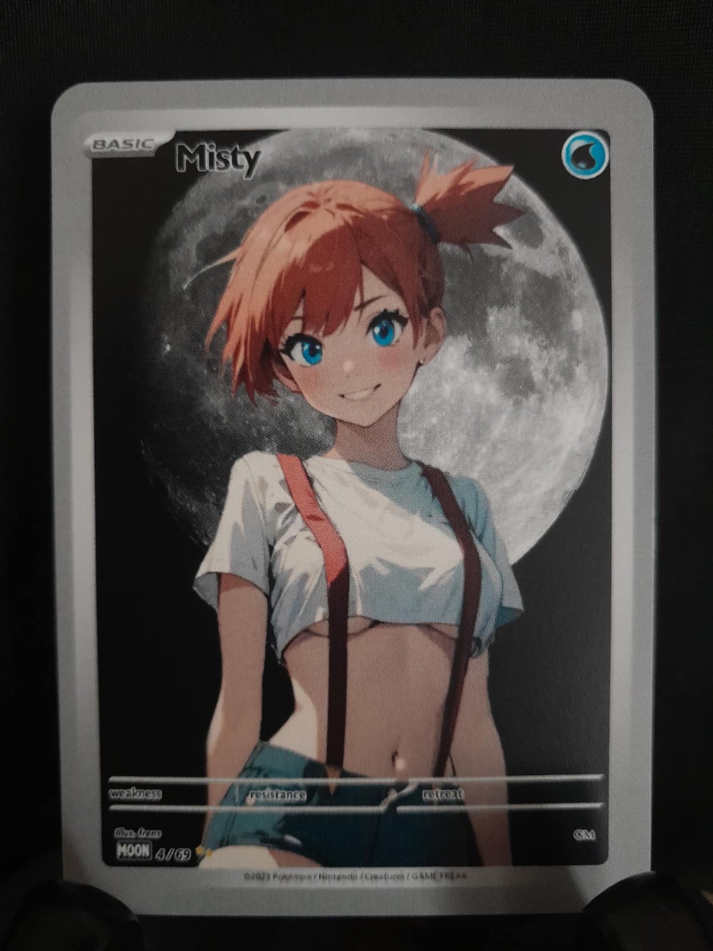 Misty | Moon Waifus | Custom Waifu Card