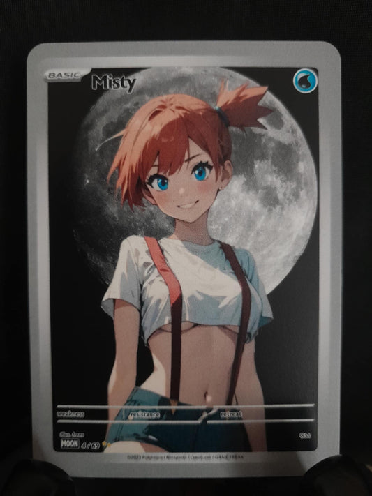 Misty | Moon Waifus | Custom Waifu Card