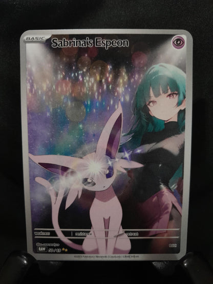 Sabrina's Espeon | Moon Waifus | Custom Waifu Card