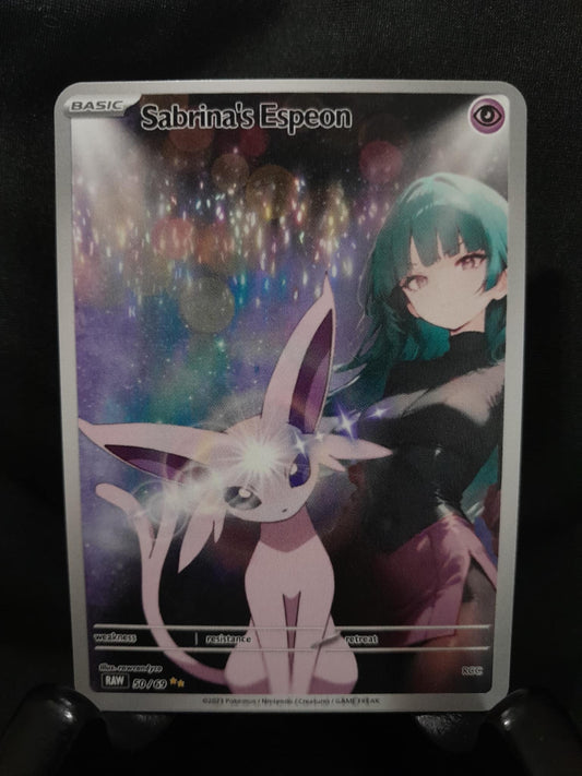 Sabrina's Espeon | Moon Waifus | Custom Waifu Card