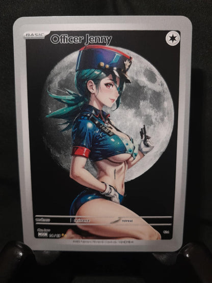 Officer Jenny | Moon Waifus | Custom Waifu Card
