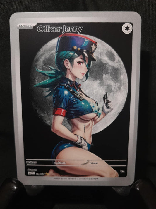 Officer Jenny | Moon Waifus | Custom Waifu Card