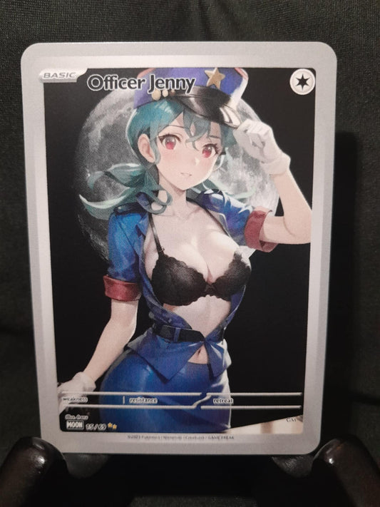 Officer Jenny | Moon Waifus | Custom Waifu Card