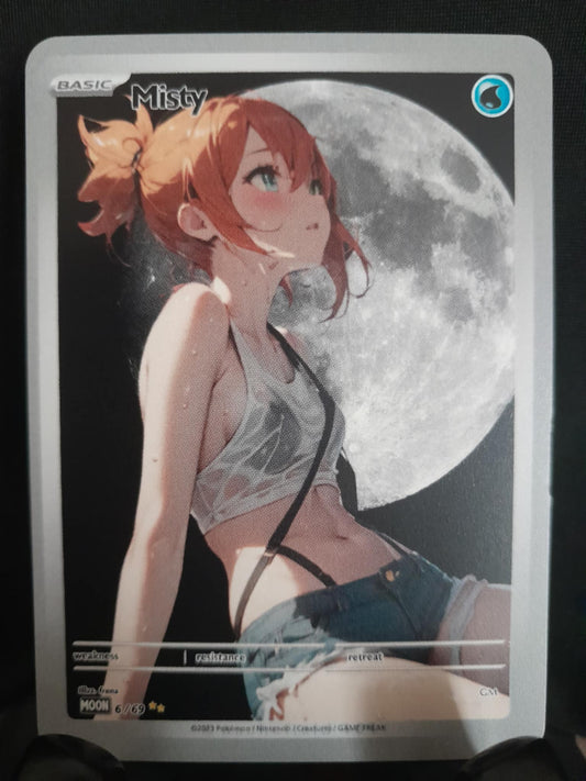 Misty | Moon Waifus | Custom Waifu Card