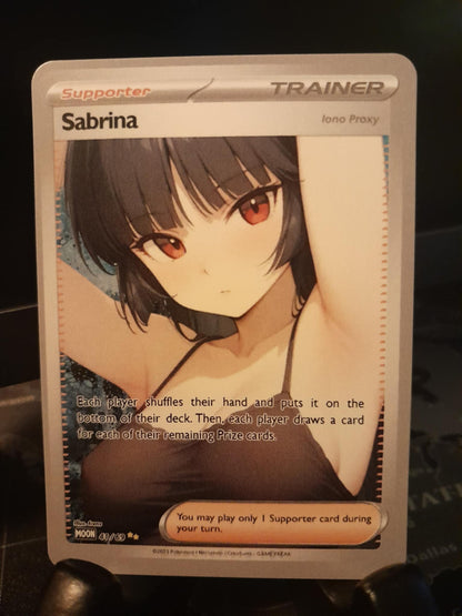 Iono Pokemon TCG Proxy (Set of 4) Custom Pokémon Alt Art Cards