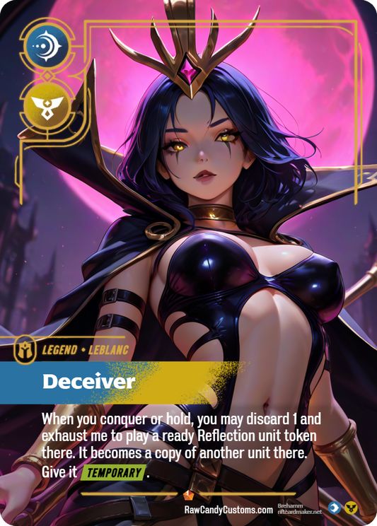 Riftbound Legend Proxy | LeBlanc Deceiver