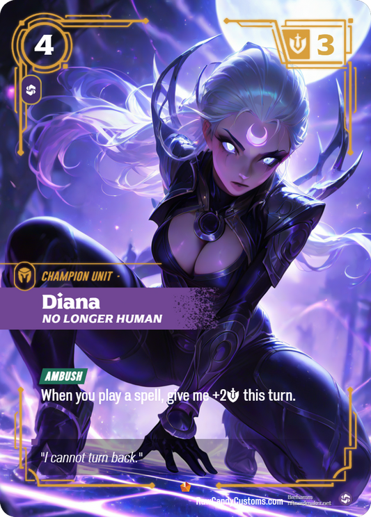 Riftbound Champion Unit Proxy | Diana No Longer Human