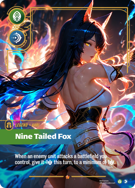 Riftbound Legend Proxy | Ahri Nine-Tailed Fox