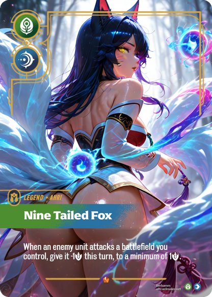 Riftbound Legend Proxy | Ahri Nine-Tailed Fox