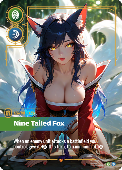 Riftbound Legend Proxy | Ahri Nine-Tailed Fox
