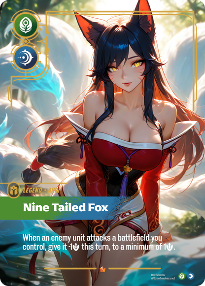 Riftbound Legend Proxy | Ahri Nine-Tailed Fox