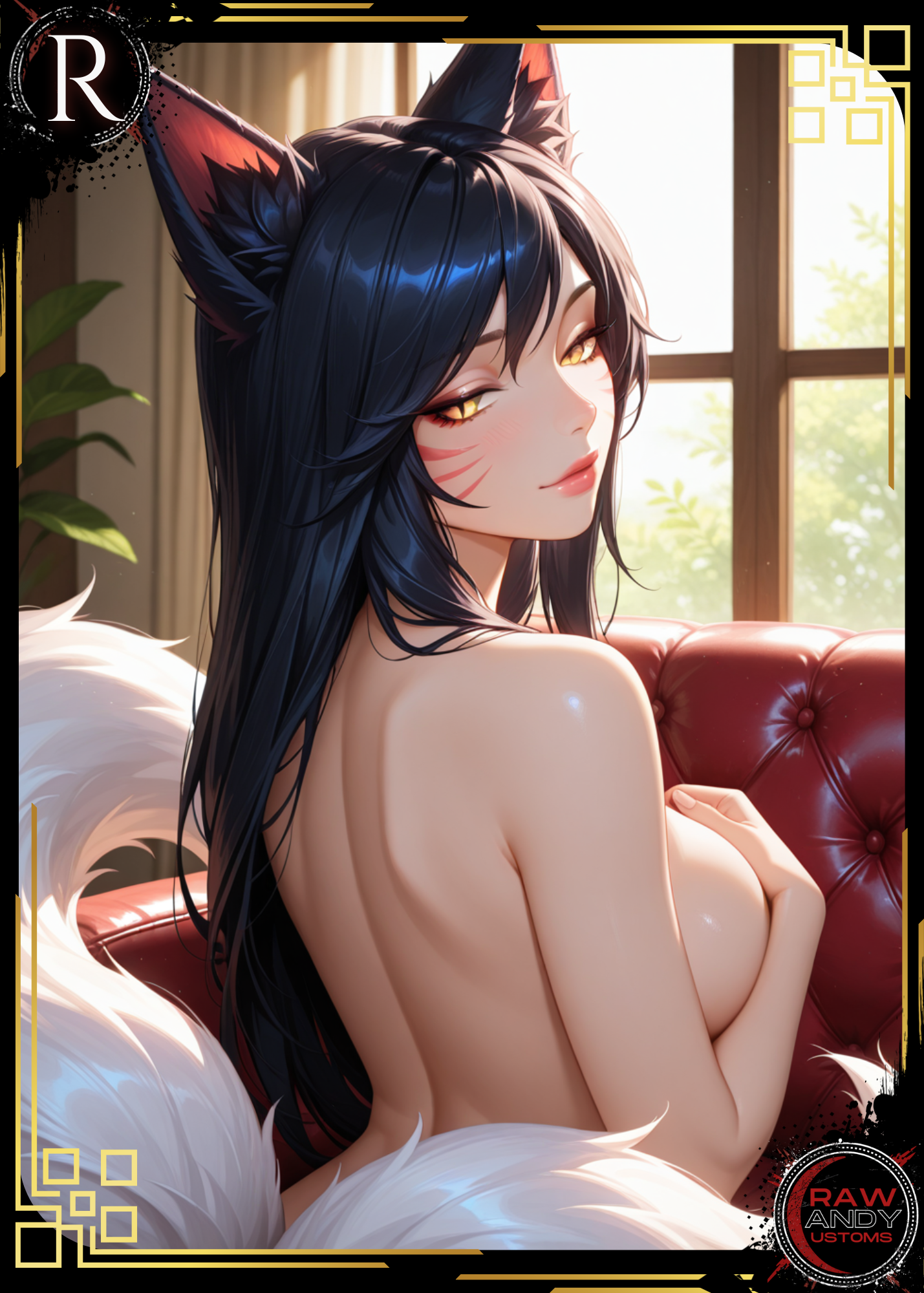 Ahri | Waifu Material | Raw Candy CCG