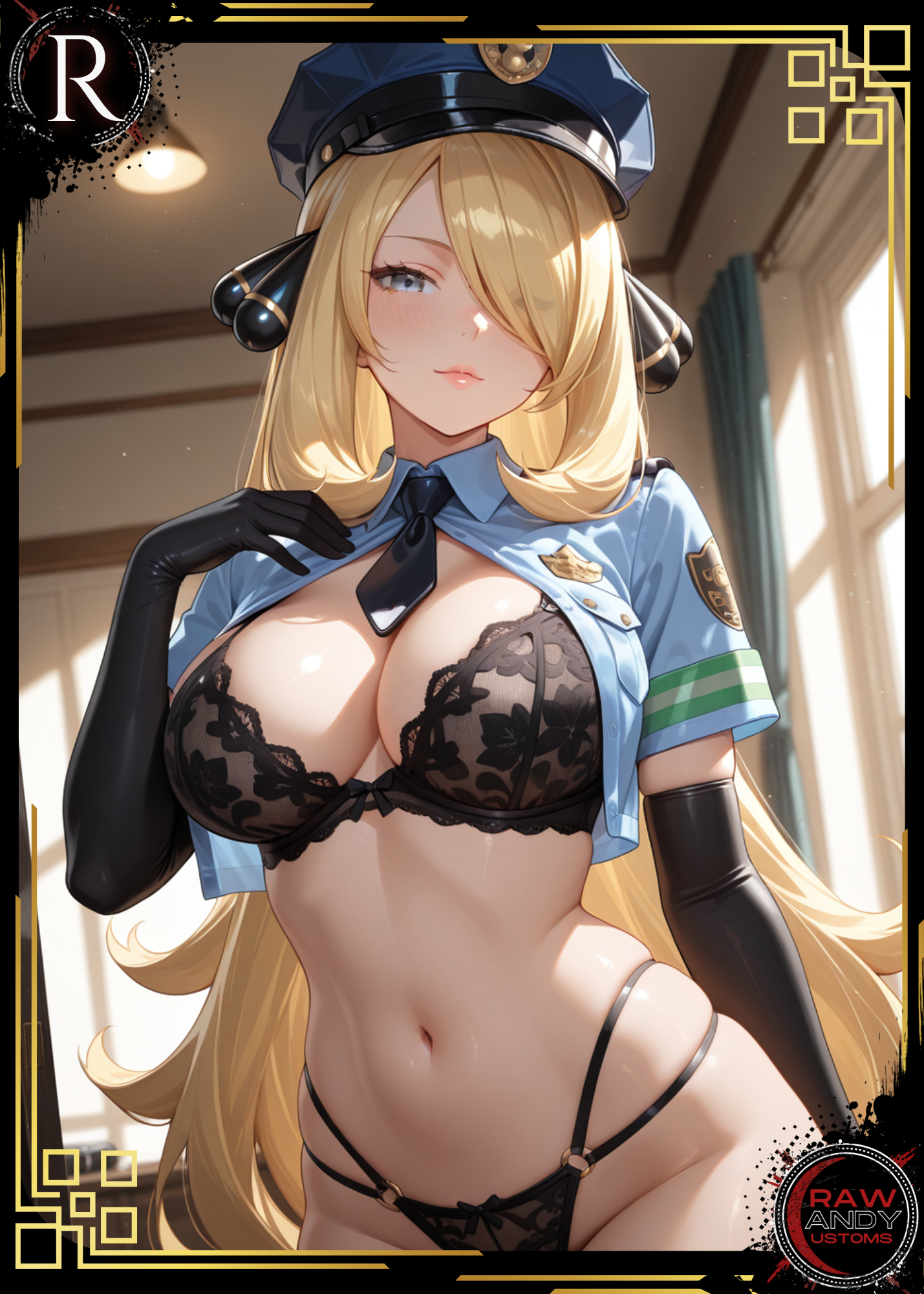 Cynthia | Officer Waifus | Raw Candy CCG