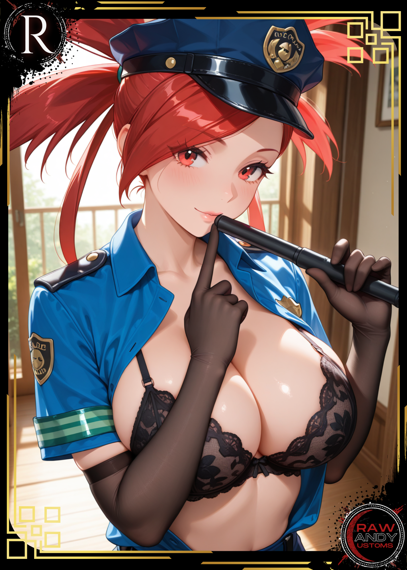Flannery | Officer Waifus | Raw Candy CCG