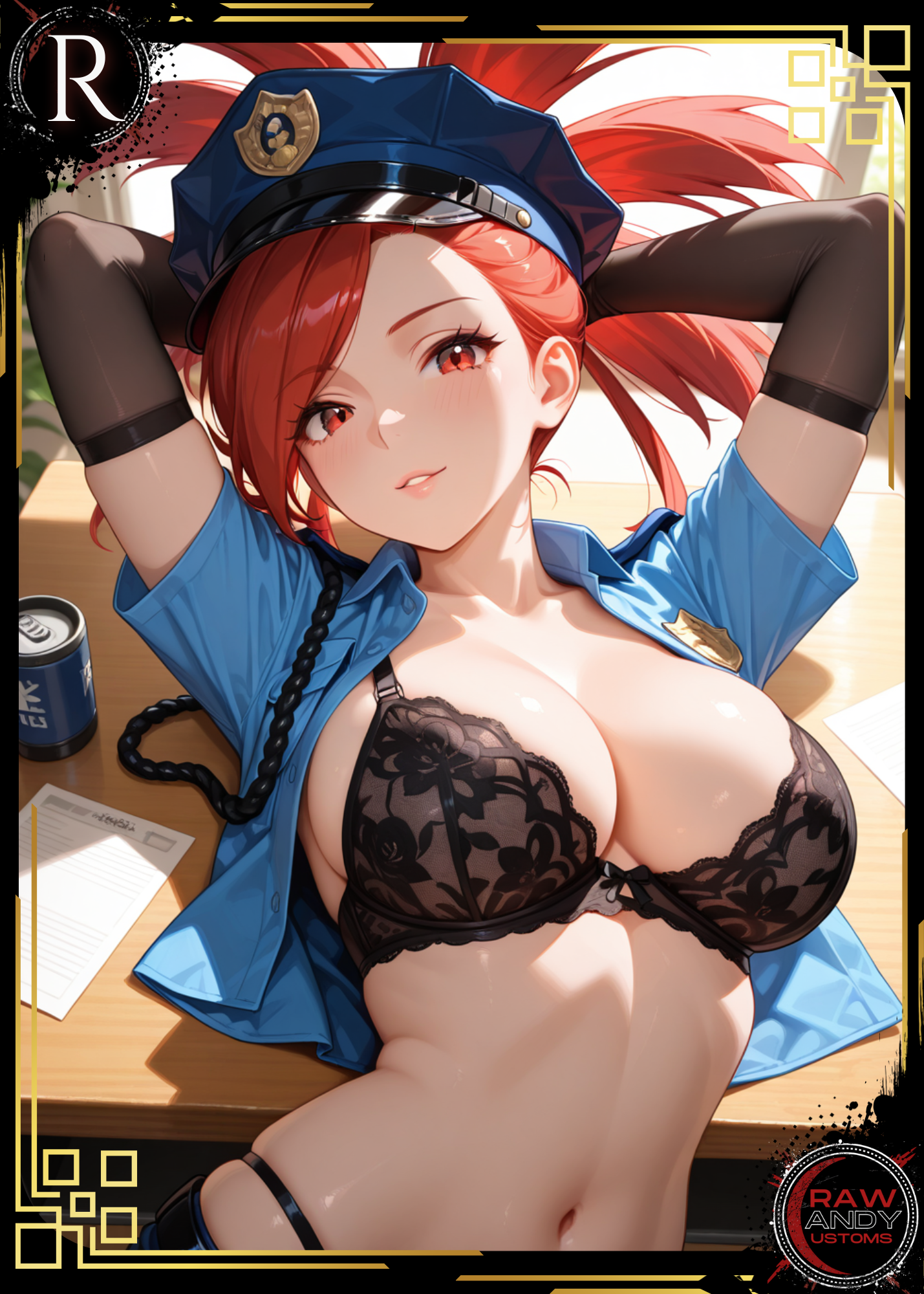 Flannery | Officer Waifus | Raw Candy CCG