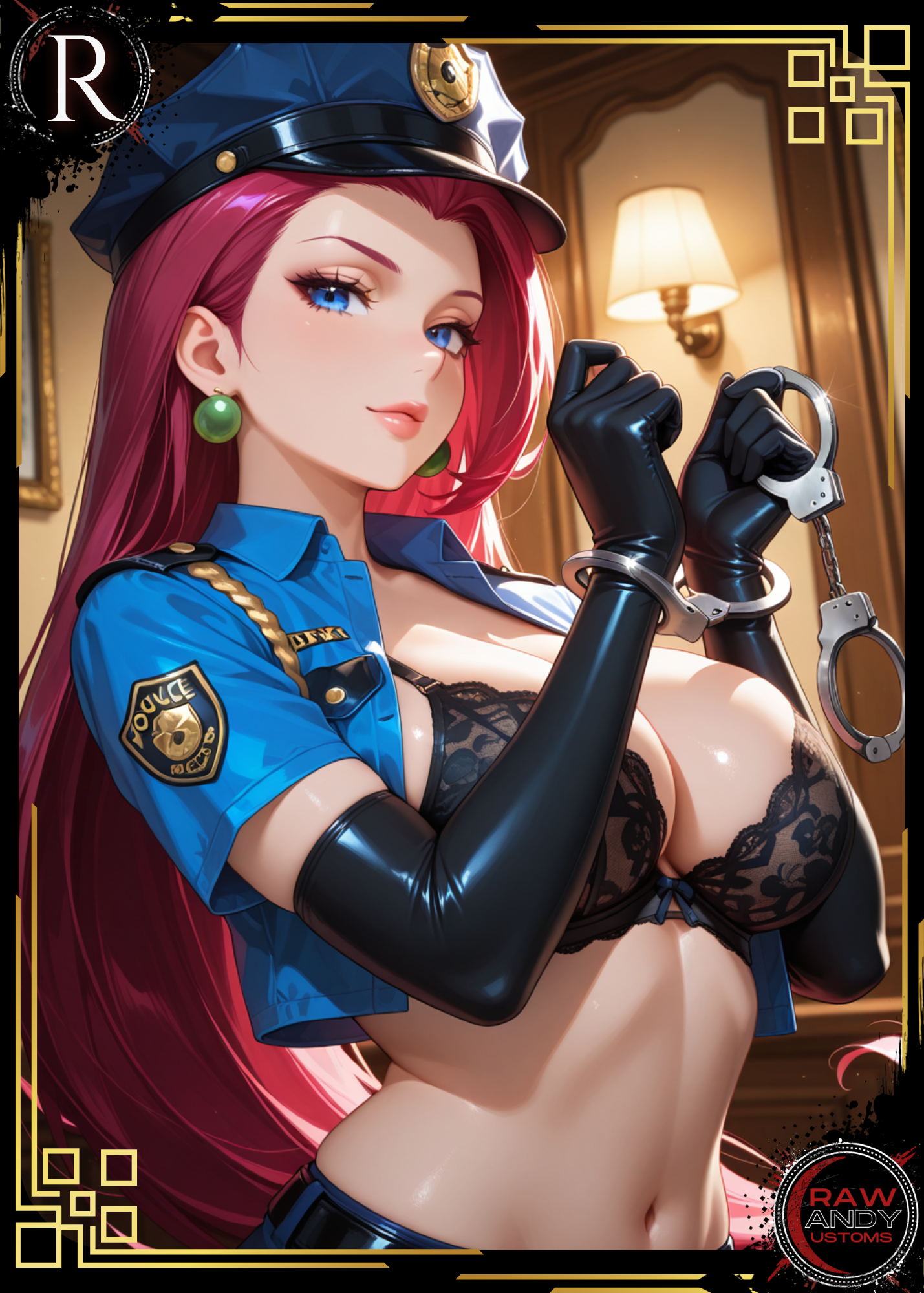 Jessie | Officer Waifus | Raw Candy CCG