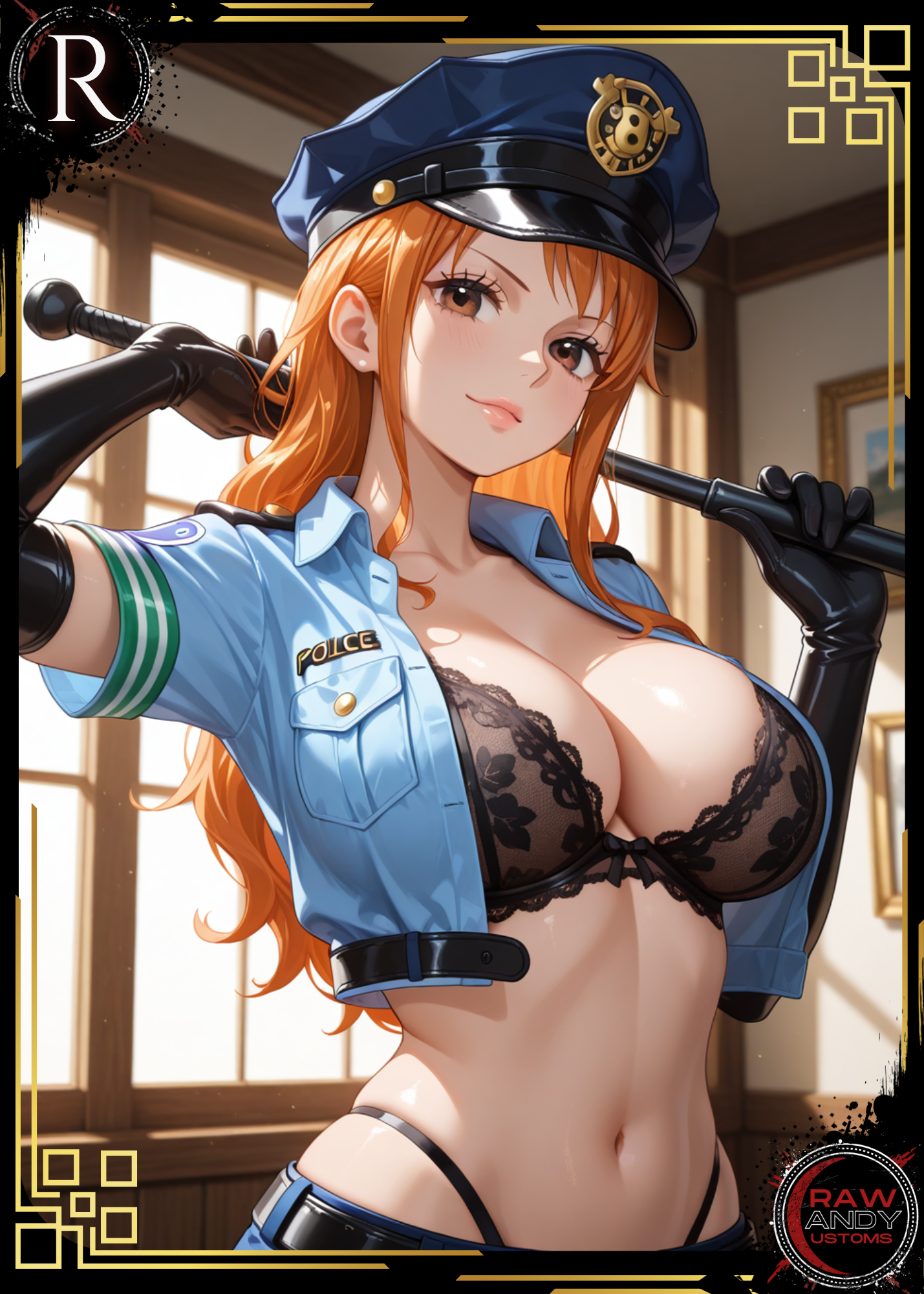 Nami | Officer Waifus | Raw Candy CCG