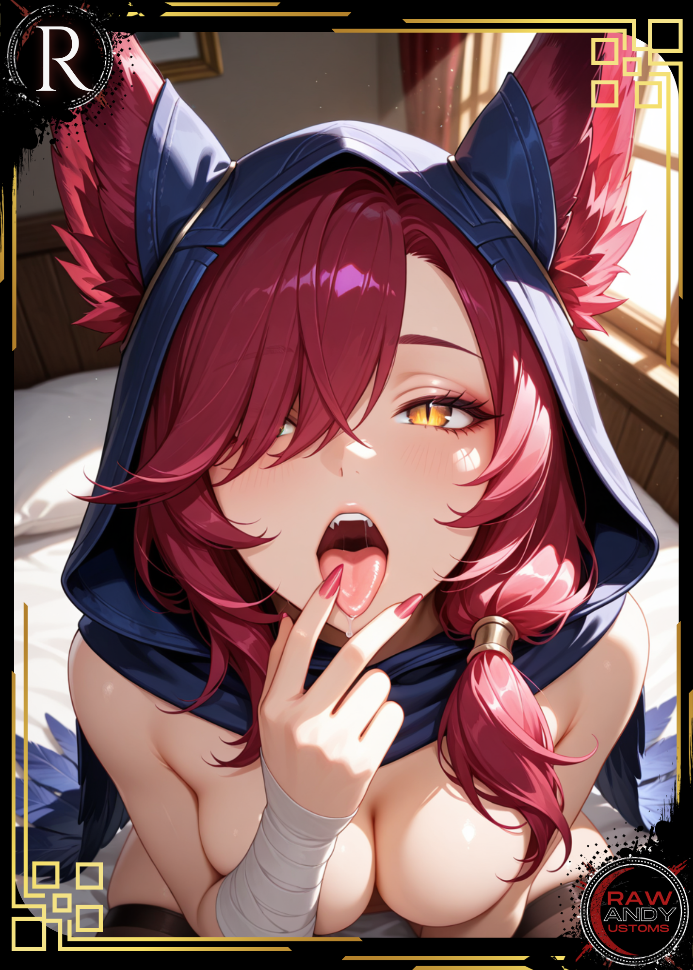 Xayah | Waifu Material | Raw Candy CCG