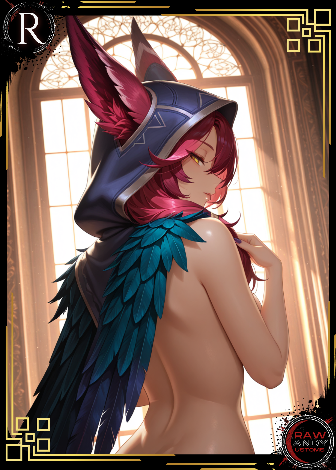 Xayah | Waifu Material | Raw Candy CCG