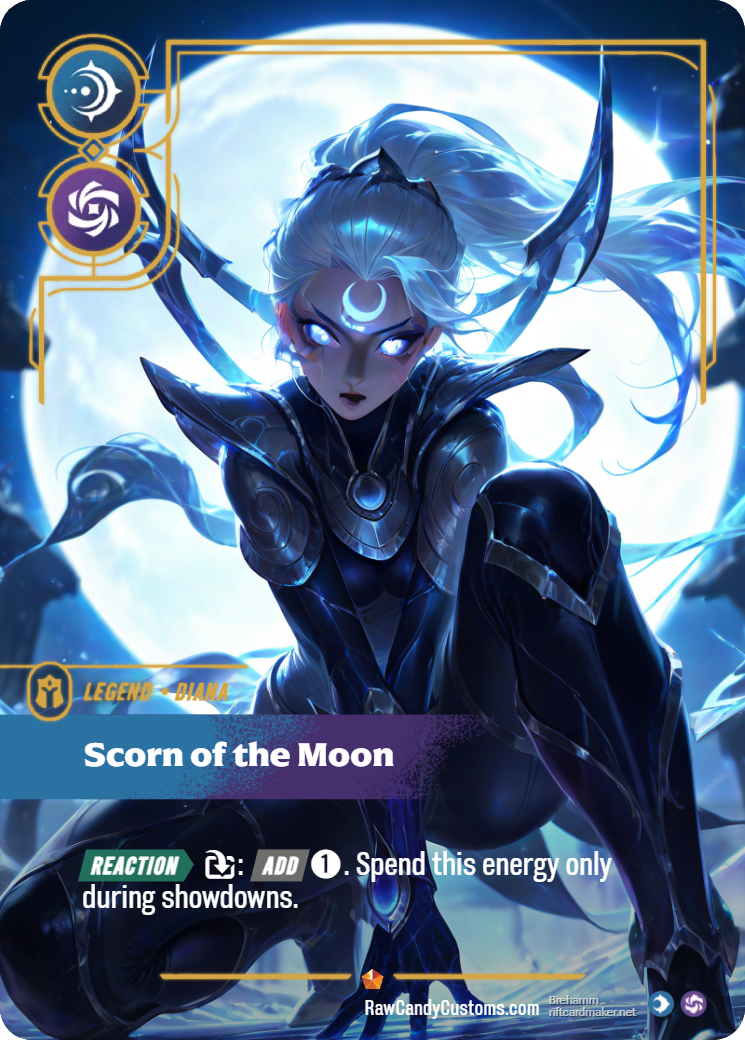 Riftbound Legend Proxy | Diana Scorn of the Moon