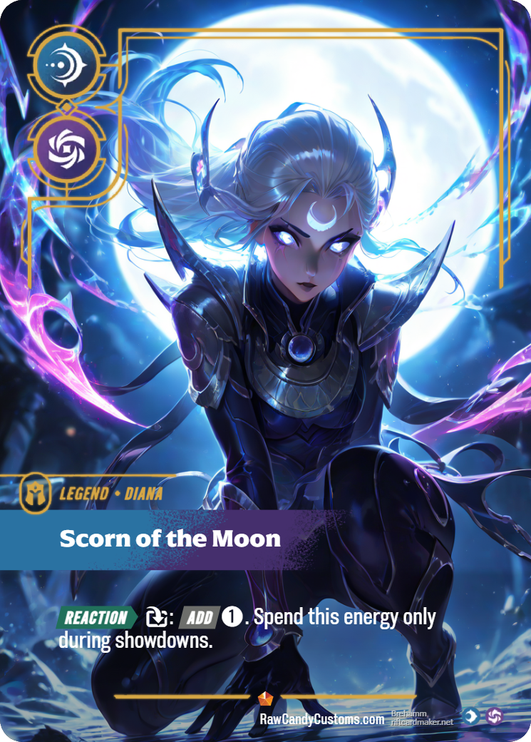 Riftbound Legend Proxy | Diana Scorn of the Moon