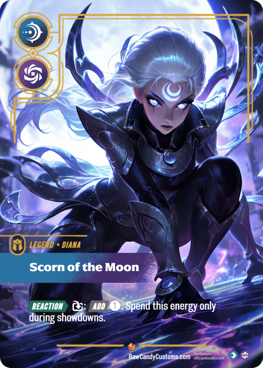 Riftbound Legend Proxy | Diana Scorn of the Moon