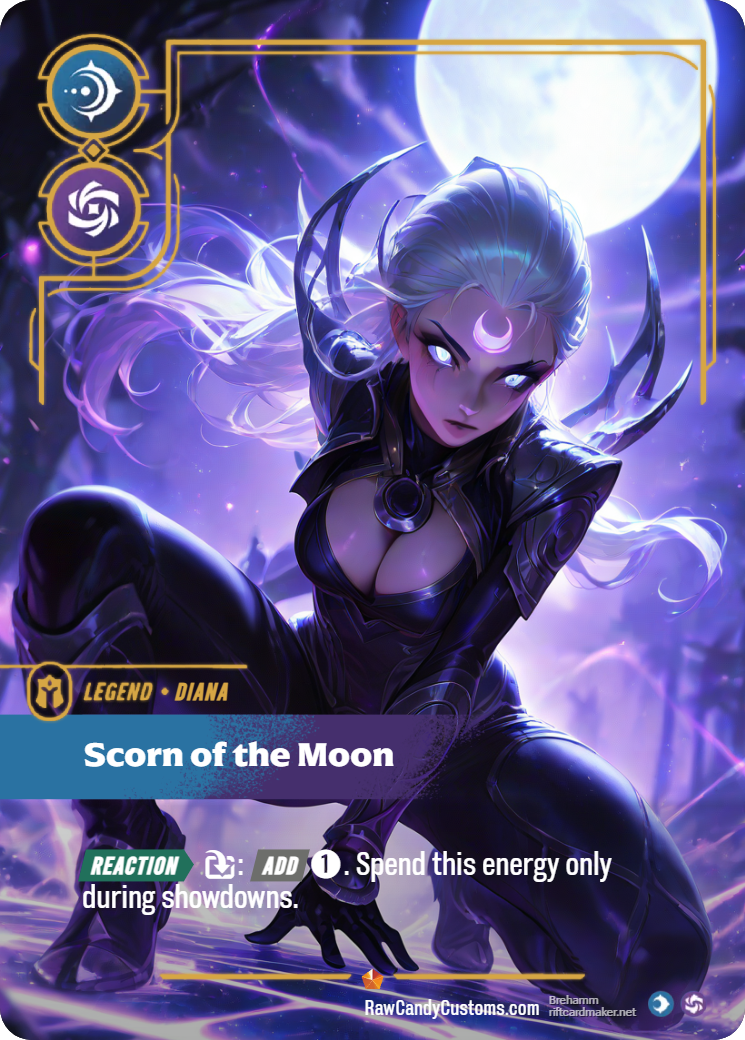 Riftbound Legend Proxy | Diana Scorn of the Moon