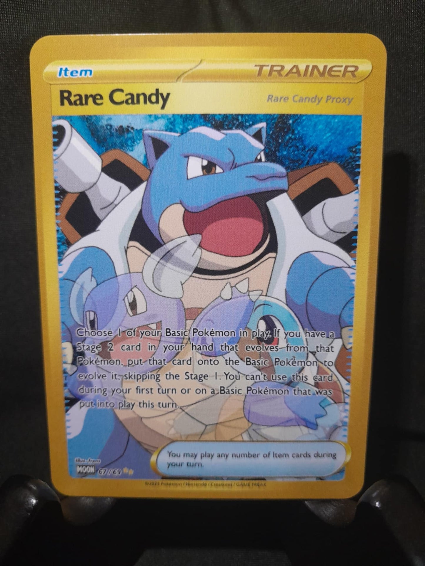Rare Candy Pokemon TCG Proxy (Set of 4) Custom Pokémon Alt Art Cards