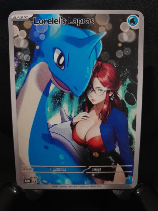 Lorelei's Lapras | Moon Waifus | Custom Waifu Card